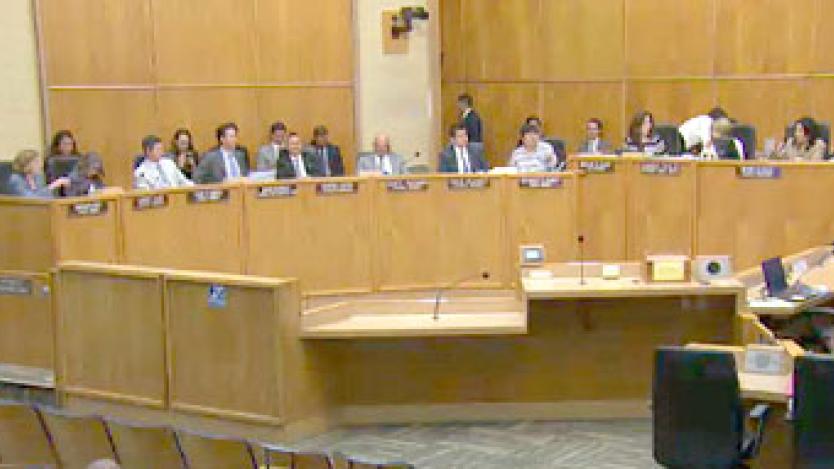 Photo of council meeting